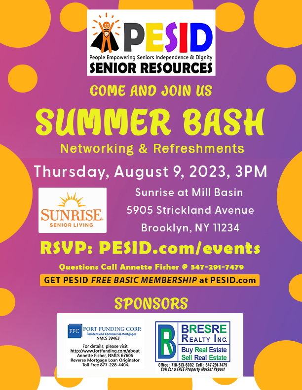 PESID Sunrise Senior Living - Sunrise Mill Basin Summer Bash 2023